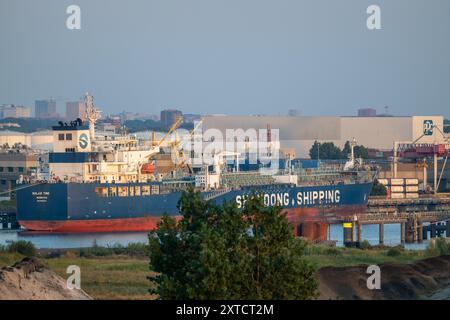 Amsterdam Westpoort Coals and Gasoline Storage Foto Stock