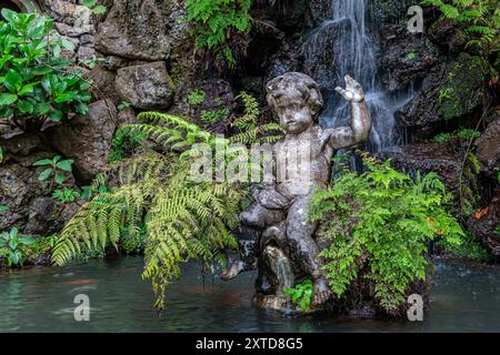 Passeggia intorno al Monte Palace Tropical Garden sull'isola di Madeira, Portogallo Foto Stock