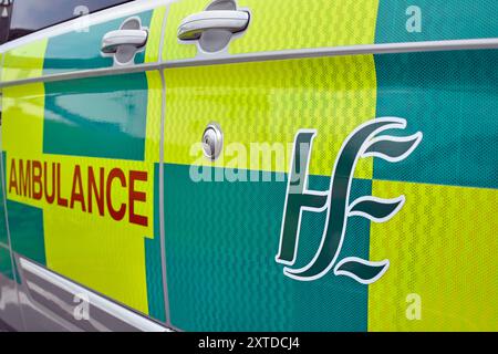 Ambulanza HSE, Irlanda Foto Stock