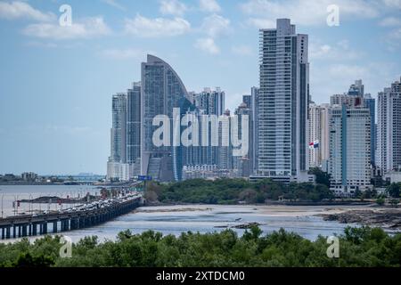 Skyline di Panama City Foto Stock