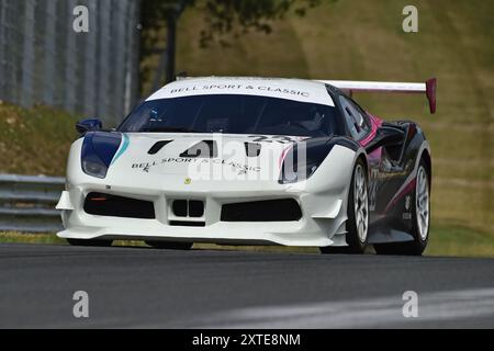 Matthew Wilton, Ferrari 430 Challenge, Bell Sport Challenge Series, due gare di 20 minuti, per piloti gentiluomini, con auto divise in cinque gruppi uno f Foto Stock