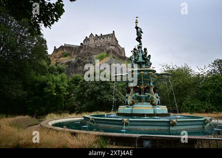 Ross Fountain - Edimburgo Foto Stock