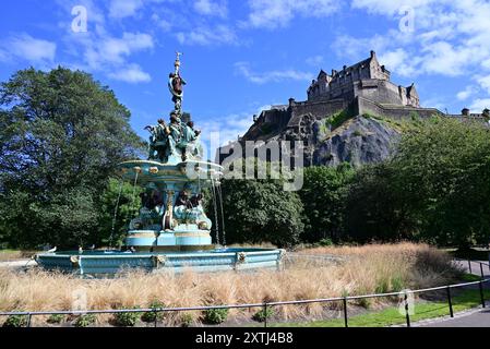 Ross Fountain - Edimburgo Foto Stock