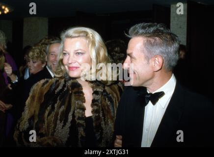 **FILE PHOTO** Gena Rowlands è morta. Gena Rowlands e John Cassavetes. Circa 1980 crediti: Ralph Dominguez/MediaPunch Foto Stock