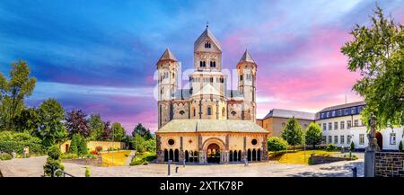 Abbazia Maria Laach, Germania Foto Stock