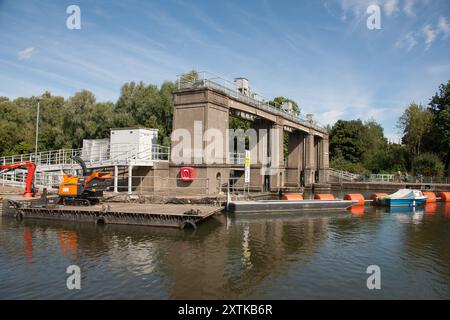 Allington Lock Maidstone Foto Stock