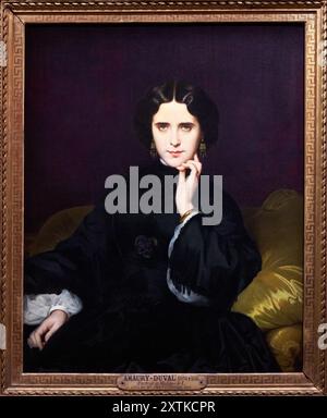 Amaury-Duval (Parigi 1808 - Parigi 1885), Madame de Loynes, 1862, Musée d'Orsay, Parigi, Francia Foto Stock