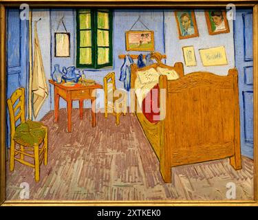 Vincent Van Gogh (Groot Zundert (Pays-Bas) 1853 - Auvers-sur-Oise 1890), la camera da letto di Van Gogh ad Arles, 1889, Musée d'Orsay, Parigi, Francia Foto Stock