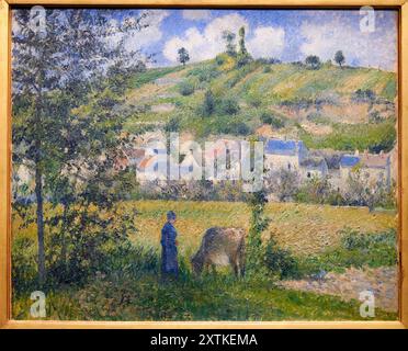 Camille Pissarro (Charlotte Amalie, Iles Vierges américaines (États-Unis) 1830 - Parigi 1903), Paysage au Valhermeil, Auvers-sur-Oise, dit aussi Paysag Foto Stock