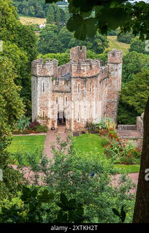 The Intenants Hall at Dunster Castle, Dunster, Somerset, Inghilterra Regno Unito Foto Stock