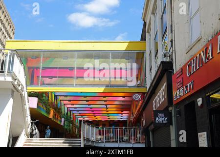 Hertford Street nel centro di Coventry Foto Stock