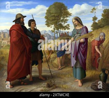 Ruth in Boaz's Field (1828) dipinto di Julius Schnorr von Carolsfeld Foto Stock