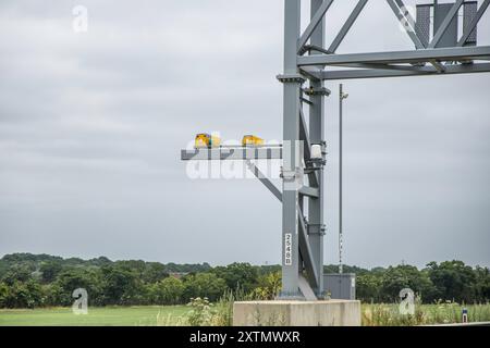 Londra, Regno Unito - 30 giugno 2023: Autovelox M4 Motorway. Foto Stock