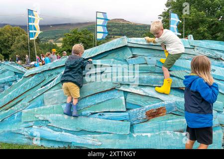 Il Green Man Festival Foto Stock