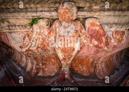 Fontana di pesce nel convento mercedario, chiesa di la Merced, Antigua Guatemala, dipartimento di Sacatepéquez, Repubblica del Guatemala, America centrale Foto Stock