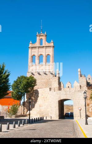 Campanile di El Carmen. Avila, Castilla Leon, Spagna. Foto Stock