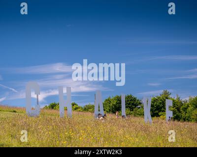 Chalke Valley History Festival, Broad Chalke Wiltshire Regno Unito Foto Stock