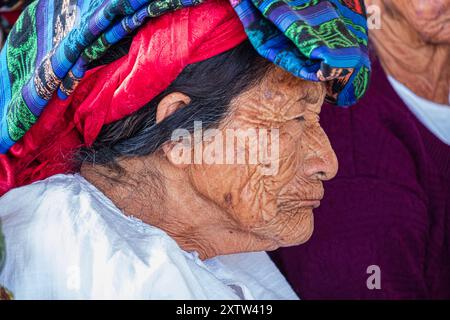 Laboratorio per ostetriche tradizionali, San Bartolome Jocotenango, Guatemala, America centrale Foto Stock