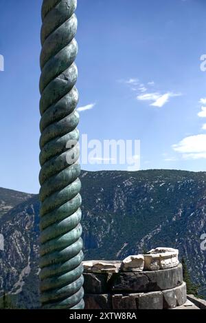 Il treppiede dei plateani Foto Stock