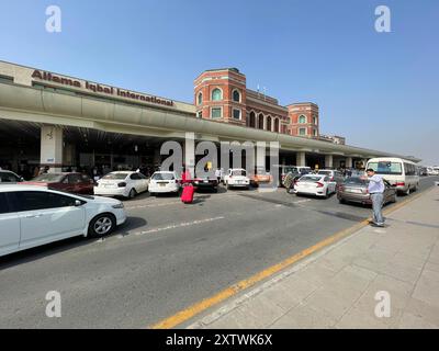 L'aeroporto di Lahore è noto anche come l'aeroporto internazionale Allama Iqbal è il secondo aeroporto civile per traffico in Pakistan aperto nel 1962 Foto Stock