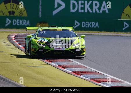 Mirko Bortolotti (ITA), Lamborghini Huracane GT3 Evo 2, Team: SSR Performance (DEU) Motorsport, DTM 2024, DTM05, Training, Freitag, Nuerburgring, Nuerburg, Deutschland, 16.08.2024 foto: Eibner-Pressefoto/Juergen Augst Foto Stock