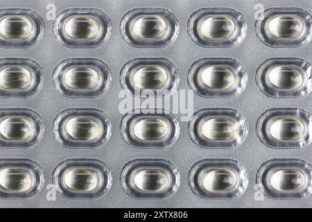 Alta farmaci dettagliata close-up shot per utilizzare come immagine di sfondo o come texture Foto Stock