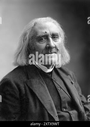 Franz Liszt di Nadar - marzo 1886 Foto Stock