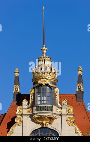 (Copyright Â© Sylvio Dittrich +49 1772156417) Lipsia, ex grandi magazzini Topas', ora Commerzbank Foto Stock