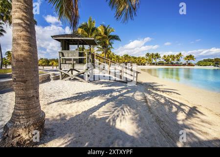 La spiaggia di rotondi a Matheson Amaca Parcheggio contea di Miami in Florida Foto Stock