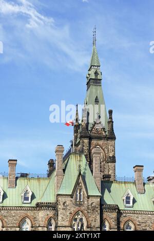 Dettaglio del Parlamento del Canada building a Ottawa Foto Stock