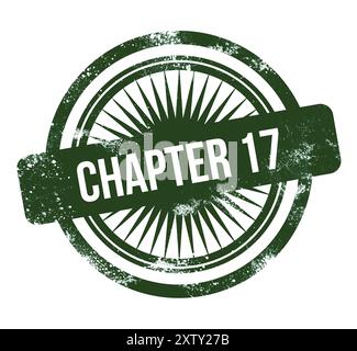 Capitolo 17, francobollo verde Foto Stock