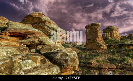 Canyonlands National Monument (zona meridionale), Utah Foto Stock