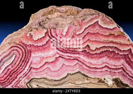 Rhodochrosite, miniera di Capillitas, provincia di Catamarca, Argentina Foto Stock