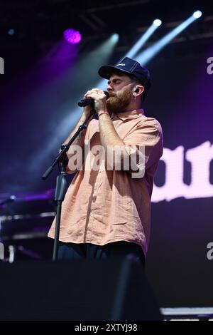 Trentham, Regno Unito, 16 agosto 2024. Sam Tompkins interpreta Trentham Live 2024. Crediti: TeeGeePix/Alamy Live News Foto Stock