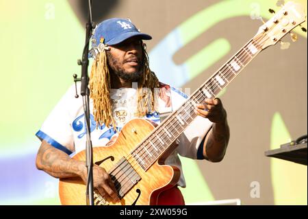 Londra, Regno Unito. 16 agosto 2024. Thundercat si esibisce a All Points East. Cristina Massei/Alamy Live News Foto Stock