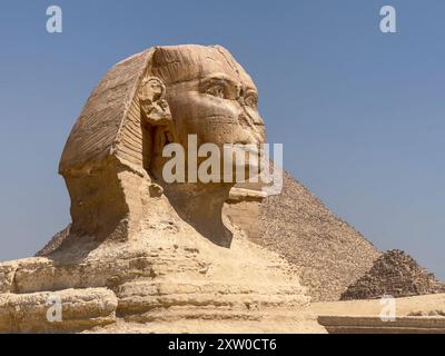 grande sfinge di giza, egitto Foto Stock