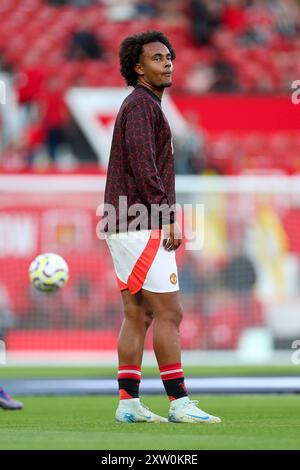 Manchester, Regno Unito. 16 agosto 2024. Durante la partita Manchester United FC contro Fulham FC English Premier League all'Old Trafford, Manchester, Inghilterra, Regno Unito il 16 agosto 2024 Credit: Every Second Media/Alamy Live News Foto Stock