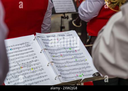 Impressioni della Schäferlauf 2024 a Wildberg, Baden-Württemberg, Germania Foto Stock