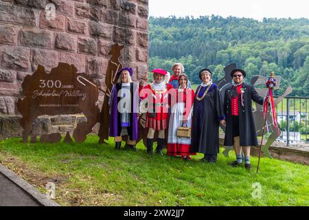 Impressioni della Schäferlauf 2024 a Wildberg, Baden-Württemberg, Germania Foto Stock