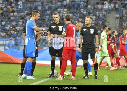 PARTITA DI CALCIO UNIVERSITATEA CRAIOVA VS FC BUZAU , SUPERLIGA ROMANIA , 16.08.2024 Foto Stock