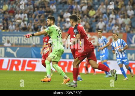 PARTITA DI CALCIO UNIVERSITATEA CRAIOVA VS FC BUZAU , SUPERLIGA ROMANIA , 16.08.2024 Foto Stock