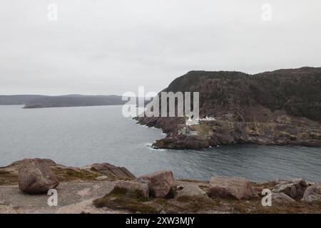 Faro di Fort Amherst, St. John's, Terranova Foto Stock