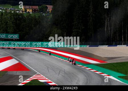 Red Bull Ring, Spielberg, Austria. 17 agosto 2024. 2024 MotoGP d'Austria, giorno di qualificazione; inizio della gara sprint al MotoGP austriaco Credit: Action Plus Sports/Alamy Live News Foto Stock