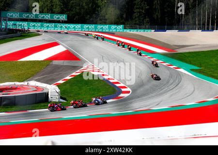 Red Bull Ring, Spielberg, Austria. 17 agosto 2024. 2024 MotoGP d'Austria, giorno di qualificazione; inizio della gara sprint al MotoGP austriaco Credit: Action Plus Sports/Alamy Live News Foto Stock