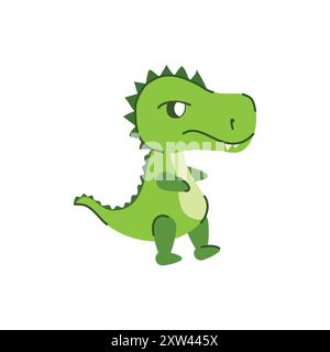 Cartoon Dinosaur Clipart Illustrazione Vettoriale