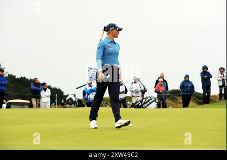 Charley Hull al 4° green, giorno 3. Foto Stock