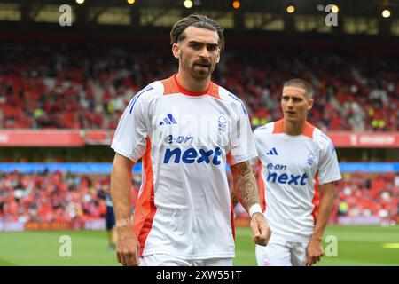 Jota Silva del Nottingham Forest durante la partita di Premier League tra Nottingham Forest e Bournemouth al City Ground di Nottingham sabato 17 agosto 2024. (Foto: Jon Hobley | mi News) crediti: MI News & Sport /Alamy Live News Foto Stock