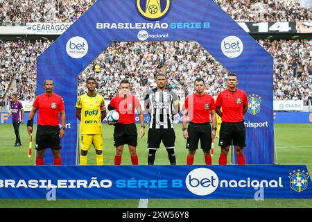 Fortaleza, Brasile. 17 agosto 2024. CE - FORTALEZA - 08/17/2024 - BRASILIANO B 2024, CEARA x MIRASSOL - l'arbitro durante la partita tra Ceara e Mirassol allo stadio Arena Castelao per il campionato brasiliano B 2024. Foto: Baggio Rodrigues/AGIF credito: AGIF/Alamy Live News Foto Stock