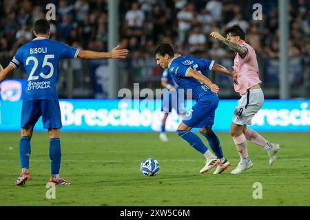 Andrea Cistana del Brescia calcio FC durante il campionato italiano di calcio di serie B tra Brescia calcio FC e Palermo FC a Mario R. Foto Stock