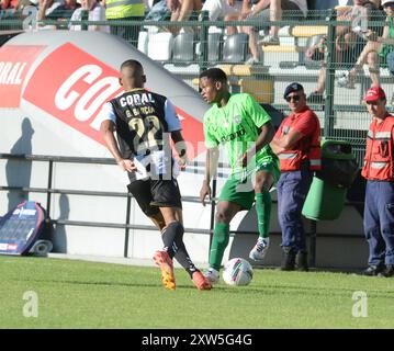 Funchal, Portogallo. 17 agosto 2024. CD Nacional - Sporting CP, dal 2° round della Portugal Betclic League 2024/25, allo Stadio Madeira, GENY, GARCIA Helder Santos/ASpress Credit: Atlantico Press/Alamy Live News Foto Stock